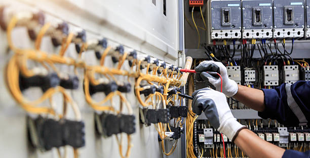 Professional Electrician technician working in Footville, WI